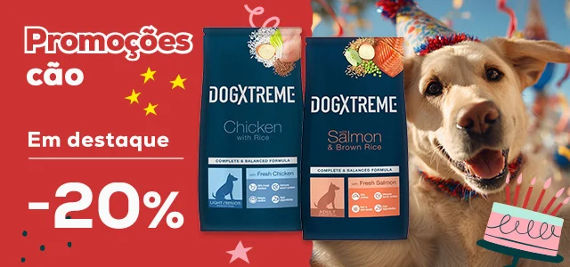 Dogxtreme: -20% numa seleção de ração