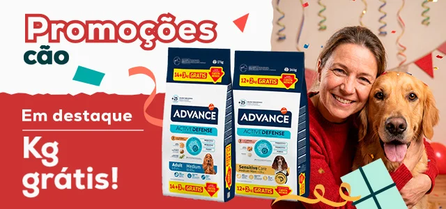 Advance: quilos grátis com uma seleção de ração para cão