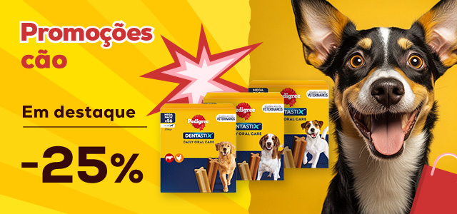 Pedigree: -25% numa seleção de packs de snacks 56 uns.