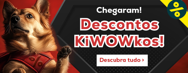 Chegaram! Descontos KiWOWkos