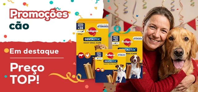 Pedigree: Preço Top numa seleção de snacks