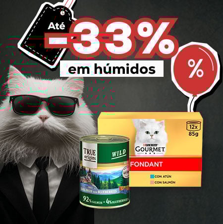 Até -33% numa seleção de alimentação húmida