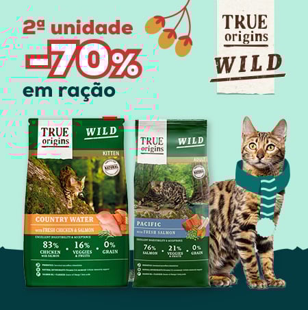 True Origins: 50% na 2ªun. em seleção de ração para gato True Origins: 50% na 2ªun. em seleção de ração para gato