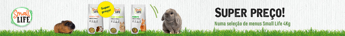 Small Life: Super preços em menu para coelhos e cobaias 