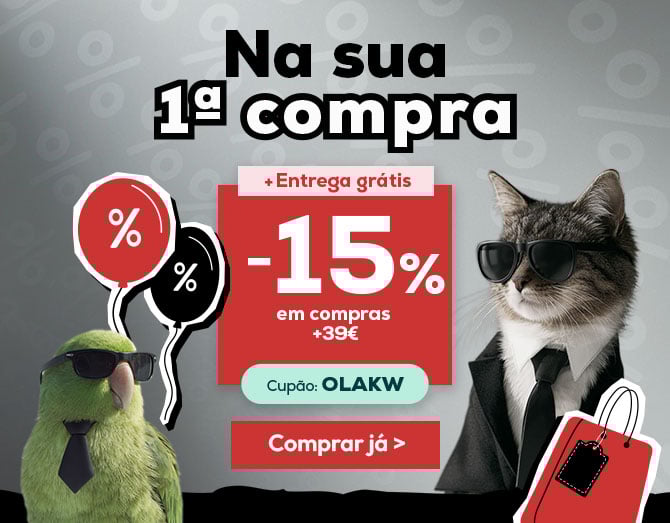 15% de desconto na sua primeira compra