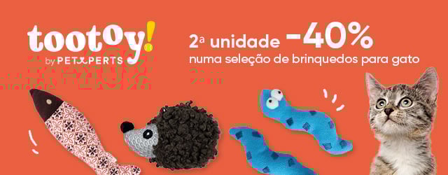 Tootoy: -40% na 2ª unidade numa seleção de brinquedos para gato