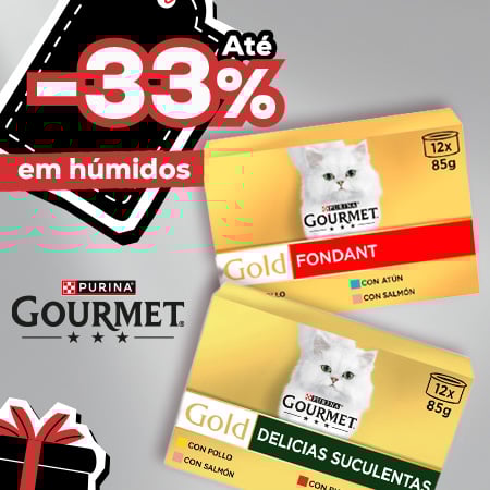 Gourmet: -25% numa seleção de packs de alimentação húmida para gato