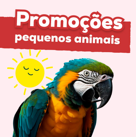 Promoções para pequenos animais