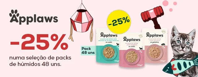 Applaws: -25% numa seleção de packs de alimentação húmida 48 unid.