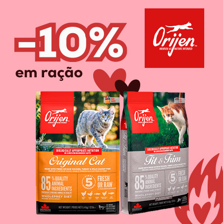 Orijen: -10% numa seleção de ração para cão