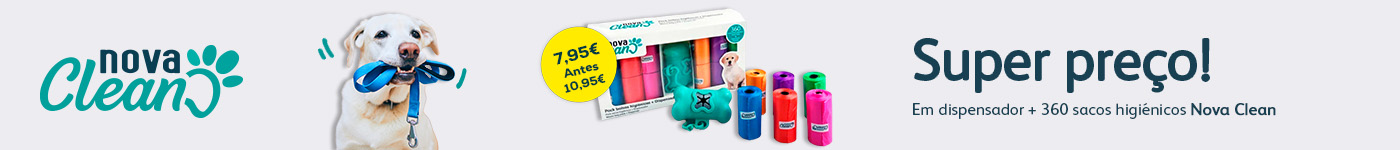 Bolsas e dispensadores: Super preço em dispensador + 360 bolsas higiénicas da Nova Clean