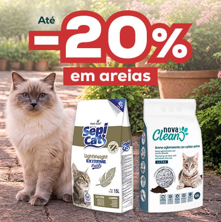 Até -20% numa seleção de areias