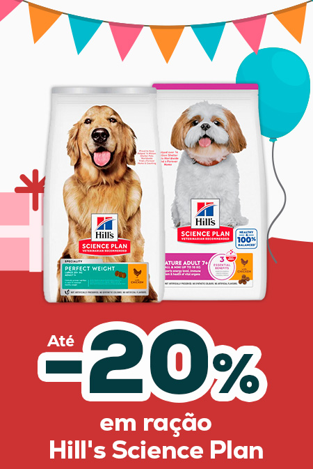 Hill's: -20% numa seleção de ração