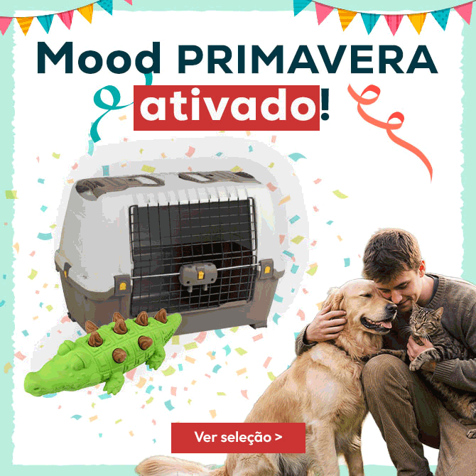 Bem-vinda primavera: Até -50% em ar livre e muda de pelo 