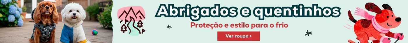 Roupa: Quentinha e confortável