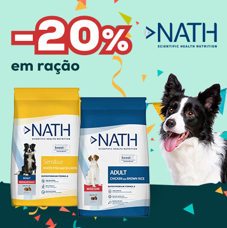 Nath: -20% numa seleção de ração para cão