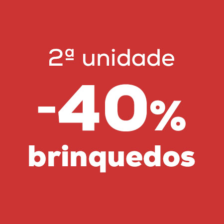 40% de desconto na 2ª unidade nos melhores brinquedos para o seu cão e gato