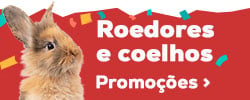 Promoções para roedores e coelhos