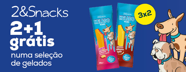 2&Snacks: 3 por 2 numa seleção de snacks