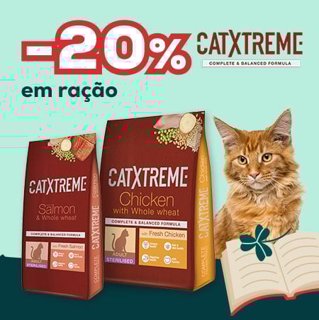 Catxtreme: 20% de desconto em seleção de ração Catxtreme: 20% de desconto em seleção de ração