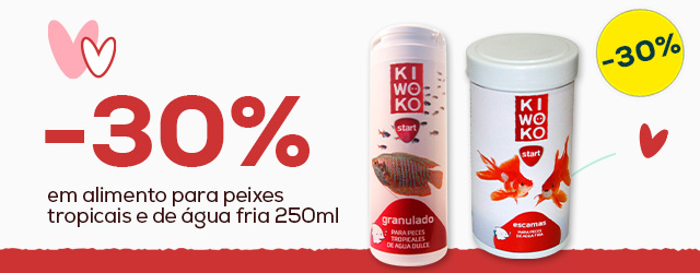 Kiwoko Start: -30% numa seleção de alimento para peixes