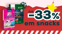 Até -33% numa seleção de snacks para gato