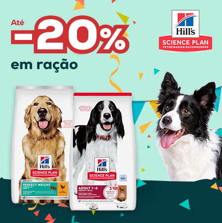 Hill's: 20% de desconto numa seleção de embalagens de ração para cães 2 x 18 kg