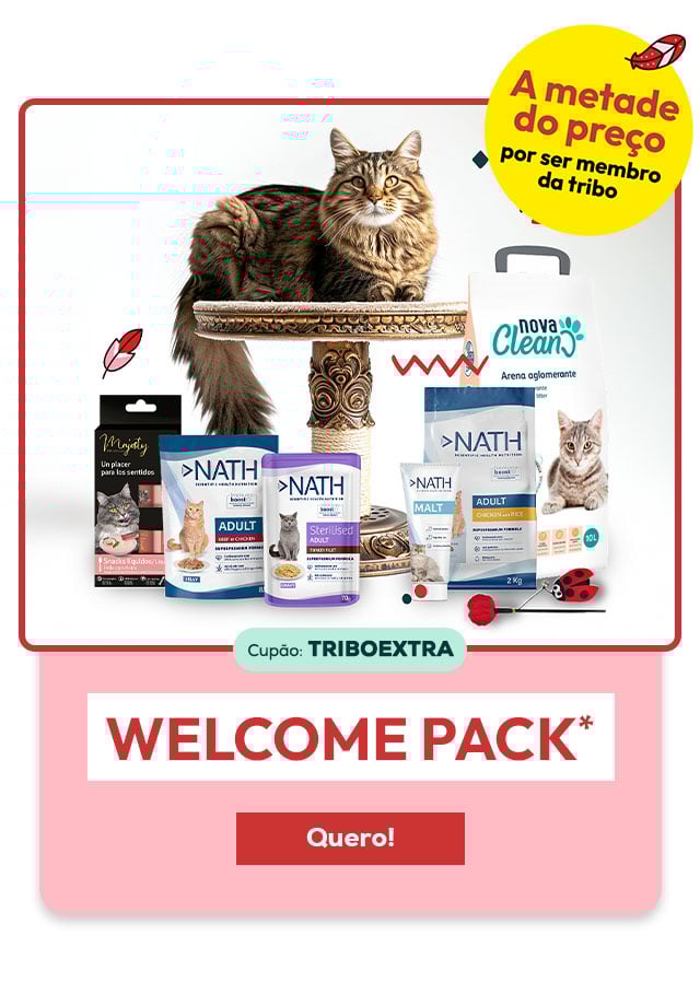 Welcome pack exclusivo para membros da tribo com -50% Welcome pack exclusivo para membros da tribo com -50%