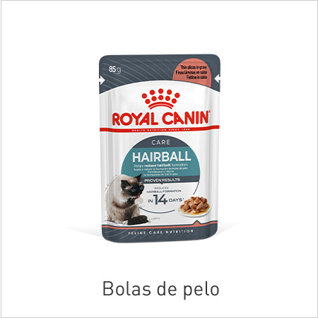Royal Canin Hairball. Ajuda a reduzir a formação de bolas de pelo ingeridas pelo seu gato.