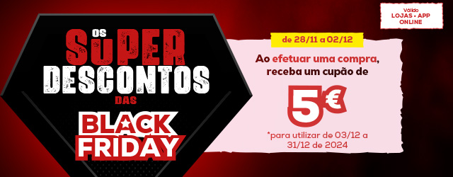 Ao efetuar uma compra, receba um cupão de 5€