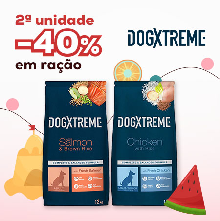 Dogxtreme: -40% na 2.ª un. numa seleção de ração 12 kg