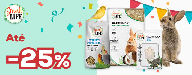 Até -25% na 2ª unidade em Small Life