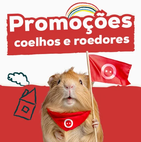 Promoções coelhos e roedores