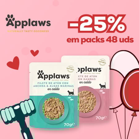 Applaws: -25% numa seleção de packs de alimentação húmida para gato 48 x 70g