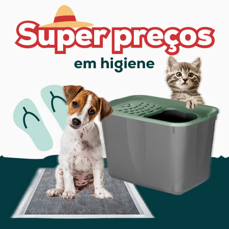 Super preços numa seleção de acessórios de higiene