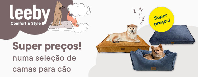 Leeby: Super preços em camas para cão