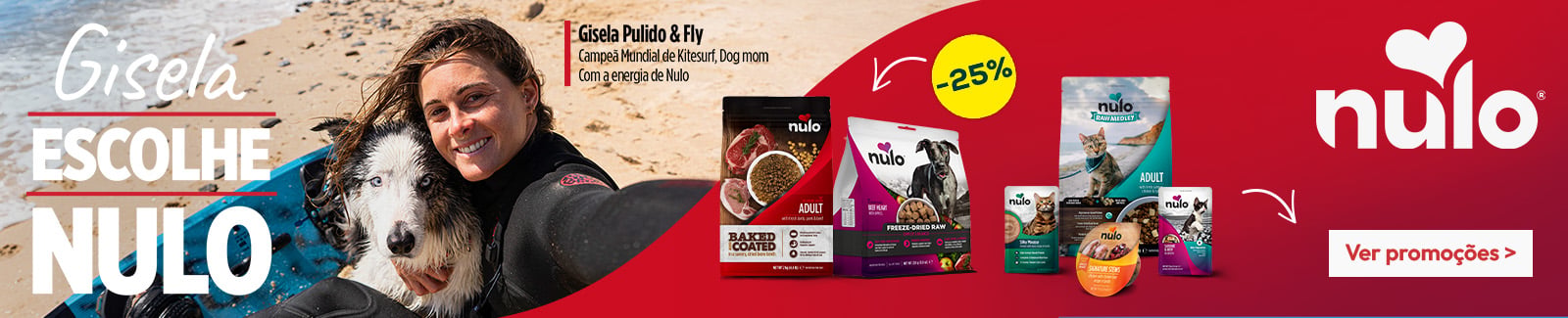 Nulo: -25% de desconto numa sele&ccedil;&atilde;o de ra&ccedil;&atilde;o para c&atilde;o