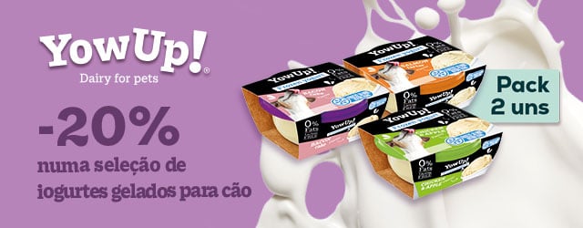YowUp: -20% numa seleção de packs de gelados para cão 2 un.