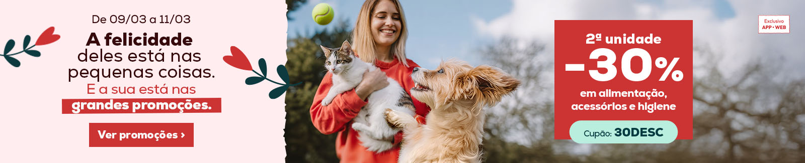 30% de desconto na segunda unidade