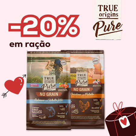 True Origins Pure: -20% em ração para gato 7 kg