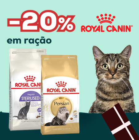 Royal Canin: -20% numa seleção de ração para gato
