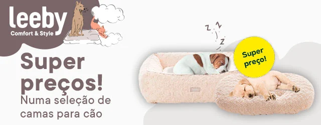 Leeby: Super preços numa seleção de camas para cão