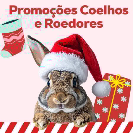 Novas Promoções de Natal com até 50% de desconto em alimetação, snacks, camas, brinquedos, arranhadores e muito mais.