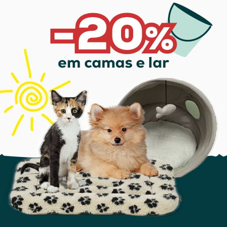 -20% numa seleção de camas e acessórios para o lar