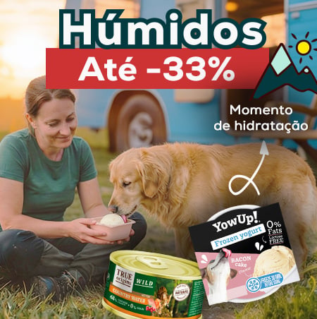 Momento de hidratação: Até -33% numa seleção de packs de alimentação húmida