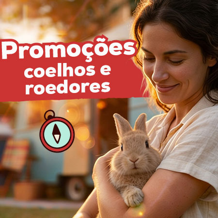 Promoções para coelhos e roedores