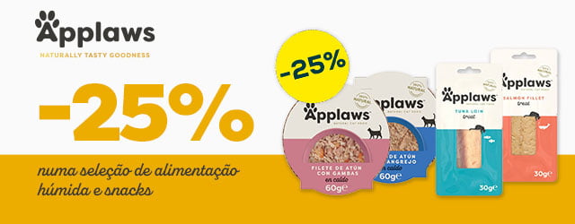 Applaws: 25% numa seleção de alimentação húmida e snacks para gato