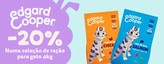 Edgard & Cooper: -20% numa seleção de ração para gato