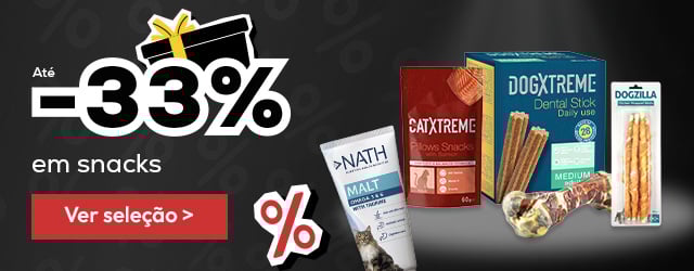 Até -33% numa seleção de snacks