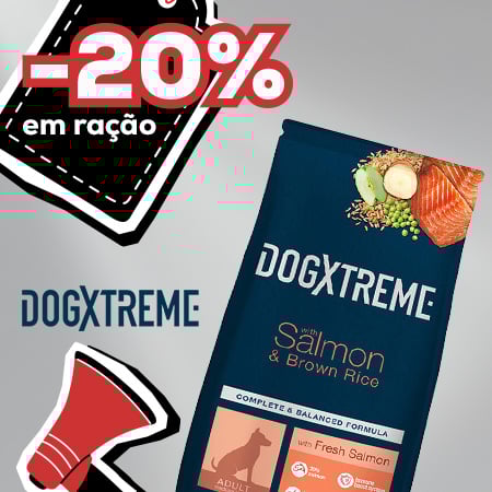 Dogxtreme: -20% numa seleção de ração